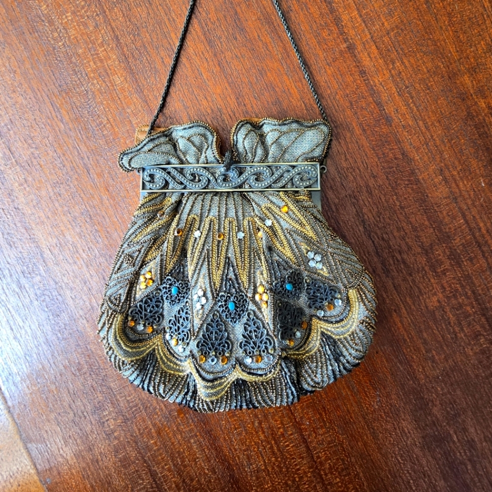Gorgeous antique-look cocktail bag